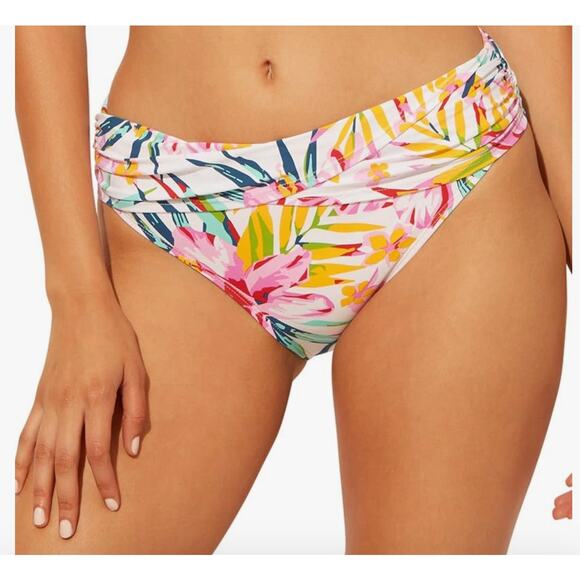 Bleu Rod Beattie Beachy Keen Tropical Bikini Swim Bottom Womens Sz 12 - Picture 7 of 8